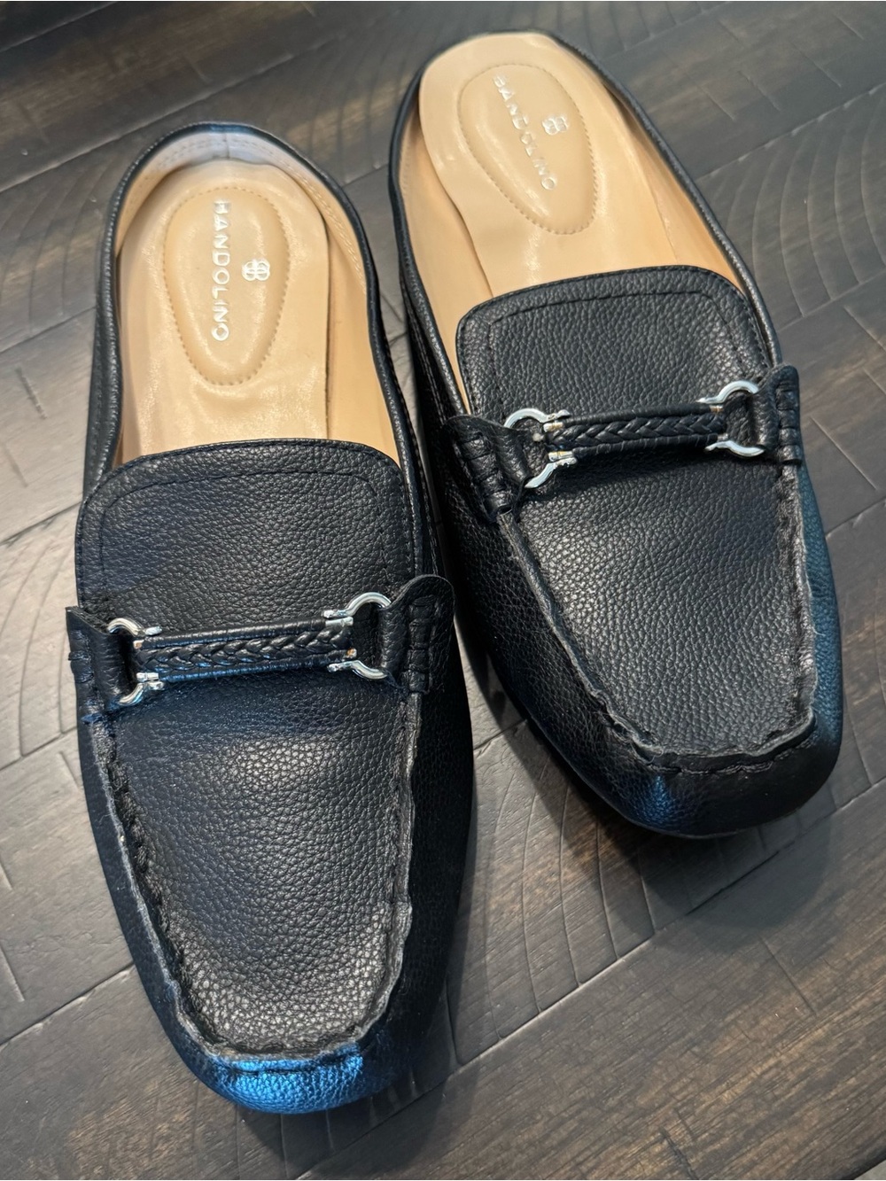Bandolina Venye Black Mule Loafers